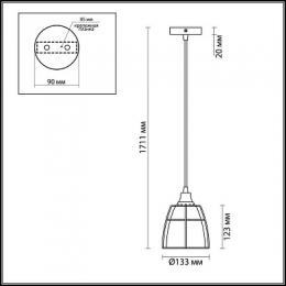 Подвесной светильник Odeon Light Lofia 3806/1L  - 3 купить